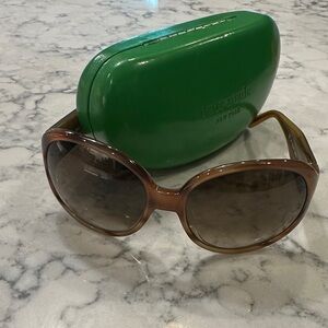 Kate Spade Tortoise Sunglasses with Green Case